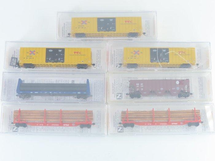 Micro-Trains N - 054 00 110/096 00 080/115 00 051/115 00, Hobby & Loisirs créatifs, Trains miniatures | Échelle N