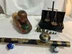 Tres rare Pipe a Opium et ses accessoires - Pijp - exotisch, Verzamelen, Nieuw