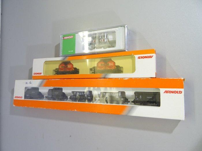 Arnold N - Treinset (8) - 8 Güterwagen - DB, Hobby en Vrije tijd, Modeltreinen | N-Spoor