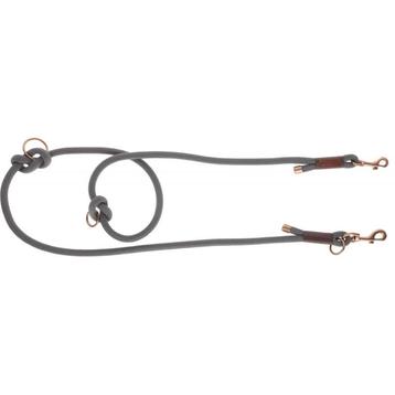 Lead rope monte carlo, brown/ grey, 12 mm x 200 cm - kerbl