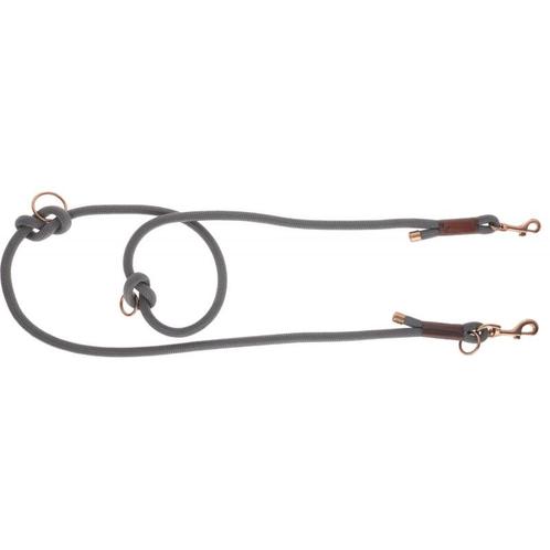 Lead rope monte carlo, brown/ grey, 12 mm x 200 cm - kerbl, Dieren en Toebehoren, Honden-accessoires, Nieuw