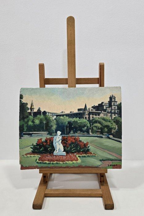 Julien Grant (XX) - Reflets glacés · NO RESERVE, Antiquités & Art, Art | Peinture | Classique