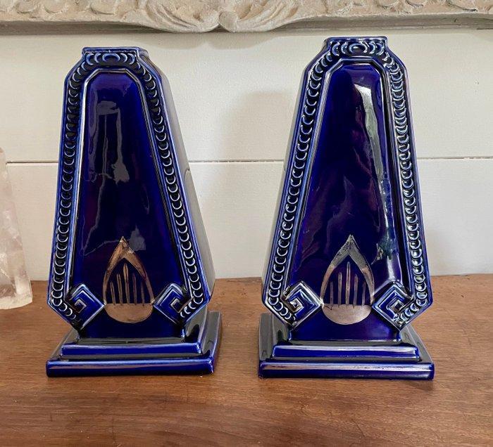 Fives Lille - Gustave de Bruyn - Vaas - Keramiek - Twee, Antiek en Kunst, Antiek | Glaswerk en Kristal