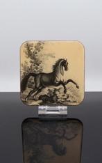 Johann Elias Ridinger - Onderzetter (6) - Hout - Set van, Antiek en Kunst