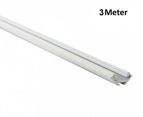 LED Profiel 3 meter - 23mm HOEK DESIGN C - WIT, Doe-het-zelf en Bouw, Metalen, Verzenden