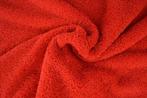 Badstof - Rood - Vanaf 10 meter, 120 cm of meer, Ophalen of Verzenden, Katoen, Rood
