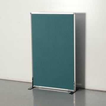Officenow scheidingswand, groen, 129.50 x 80 cm