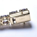 Armband - 14 karaat Geel goud - 8.07ct. tw. Tanzaniet -, Nieuw