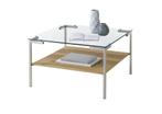 Tweedekans | MCA Furniture Salontafel met Glazen plaat -, Huis en Inrichting, Tafels | Salontafels, Ophalen of Verzenden, Nieuw