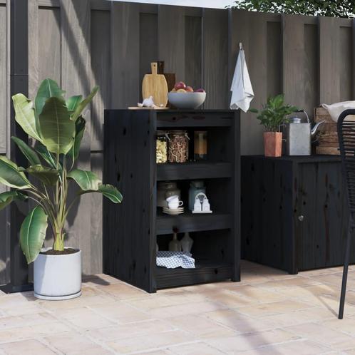 vidaXL Keukenkast voor buiten 55x55x92 cm massief grenenhout, Huis en Inrichting, Kasten | Overige, Nieuw, Verzenden