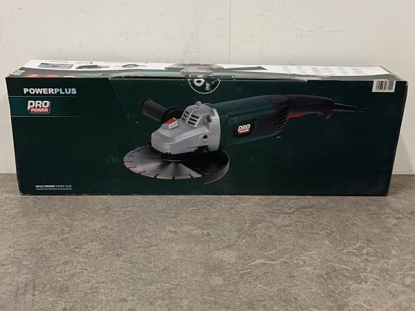 Veiling - Powerplus haakse slijper POWP1030 2300W, Doe-het-zelf en Bouw, Gereedschap | Slijpmachines, Gebruikt