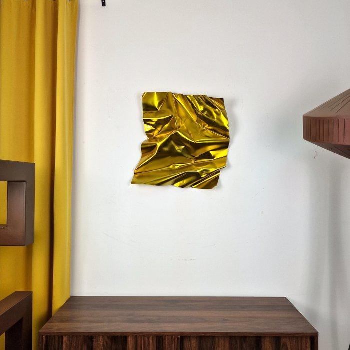 José Soler Art - Steel Silk. Gold, Antiek en Kunst, Kunst | Designobjecten
