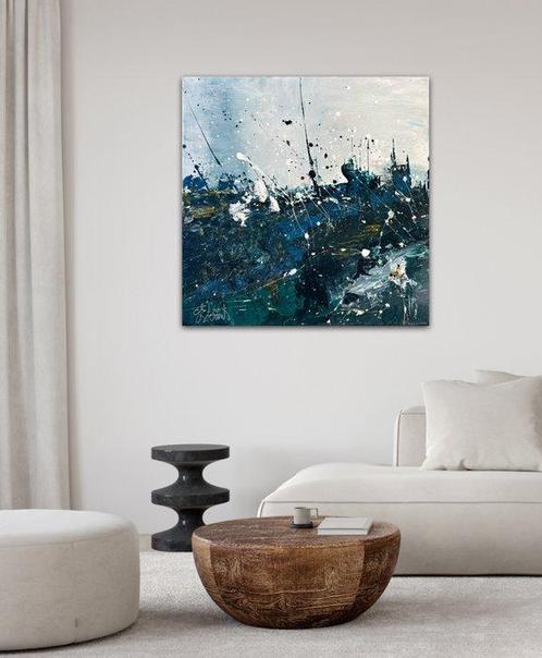 Ester Reut - Porto Notturno, Antiek en Kunst, Kunst | Schilderijen | Modern