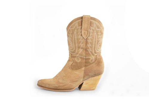 Omoda Cowboy laarzen in maat 38 Beige | 10% extra korting, Kleding | Dames, Schoenen, Beige, Gedragen, Verzenden