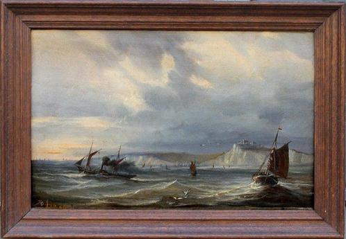 Louis le Breton (1818-1866) - Gibraltar, Antiek en Kunst, Kunst | Schilderijen | Klassiek