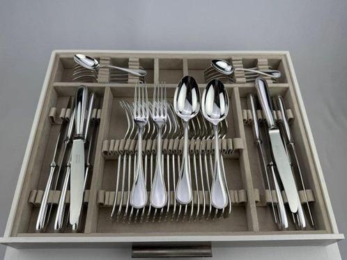 Christofle - Bestekset (126) - Parels - Verzilverd, Antiek en Kunst, Antiek | Meubels | Tafels
