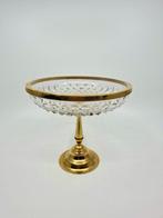 Val Saint Lambert - Schaal - Kristal, Metaal - Gesigneerd, Antiek en Kunst