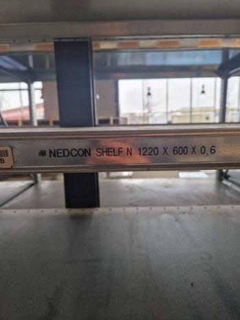 Nedcon SF legbord 1220x600 mm Type N (150kg) incl. 4 clips, Articles professionnels, Aménagement de Bureau & Magasin | Entrepôt, Rayonnage & Stockage