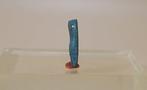 Oud-Egyptisch Faience amulet: gestileerde papyruskolom /