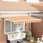 vidaXL Inklapbare Luifel Multikleuren Streep 350x200 cm Stof, Verzenden, Nieuw