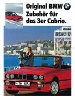 1989 BMW 3 SERIE CABRIO ACCESSOIRES BROCHURE DUITS, Boeken, Auto's | Folders en Tijdschriften, Nieuw