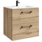 Badplaats Badkamermeubel Muro 60 cm - Eiken - Badmeubel, Verzenden, Nieuw