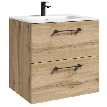 Badplaats Badkamermeubel Muro 60 cm - Eiken - Badmeubel beschikbaar voor biedingen