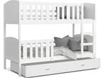 Stapelbed-kind-200x90cm-wit-inclusief matrassen, Kinderen en Baby's, Nieuw, Ophalen of Verzenden