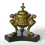 Inktpot - Messing, Marmer