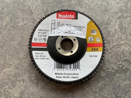Veiling - 20x Makita Lamellenschuurschijf D-27399 ø100 mm, Doe-het-zelf en Bouw, Gereedschap | Schuurmachines, Nieuw