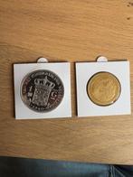 Nederland. 1 Gulden Offiële herslag van de Wilhelmina 1, Postzegels en Munten