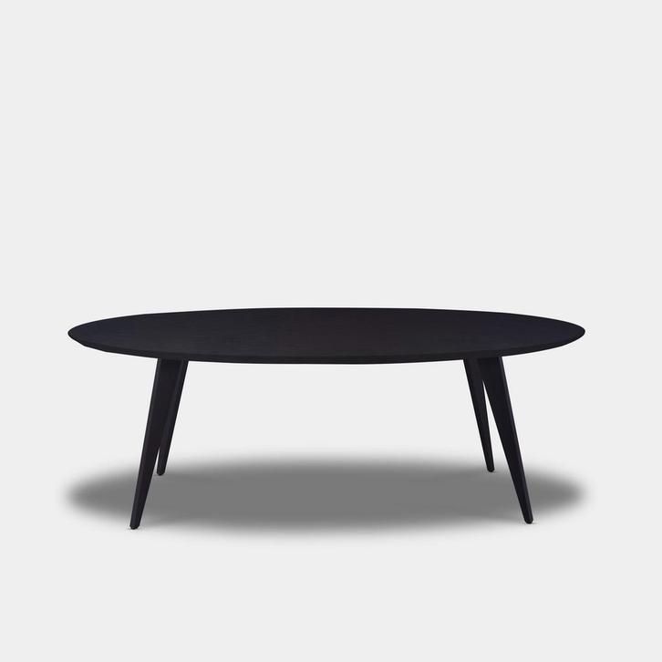 Tafel Ovaal Eikenhout  Hout Onderstel  180x90, Huis en Inrichting, Tafels | Eettafels