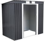 Tuinhuis - Schuur - Metaal - 213x130x173 cm - Donkergrijs -, Verzenden