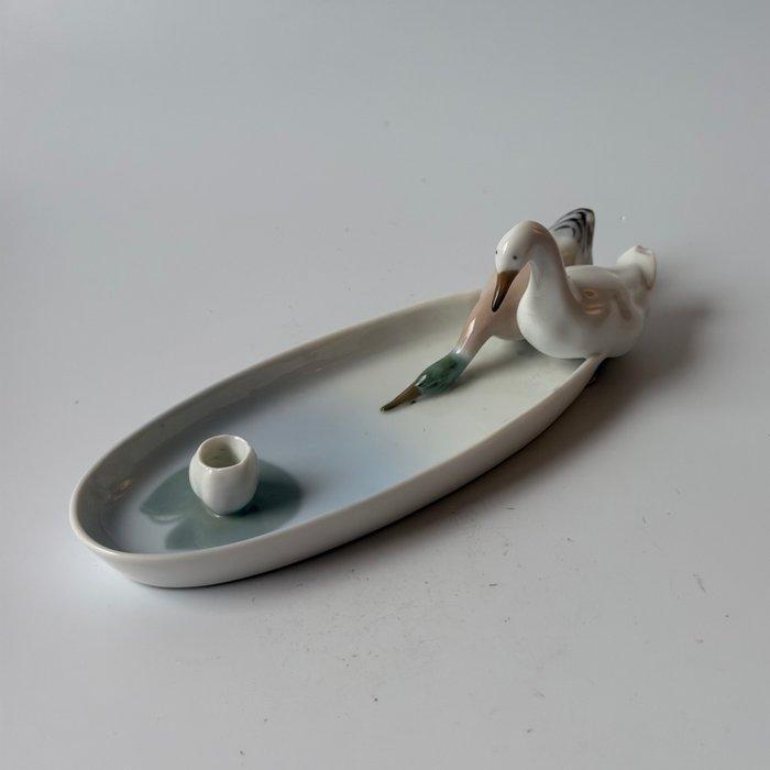 Pfeffer Gotha - Figurine - canards sabreuvant - Porcelaine, Antiquités & Art, Antiquités | Verre & Cristal