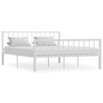 vidaXL Bedframe metaal wit 160x200 cm, Huis en Inrichting, Verzenden, Nieuw