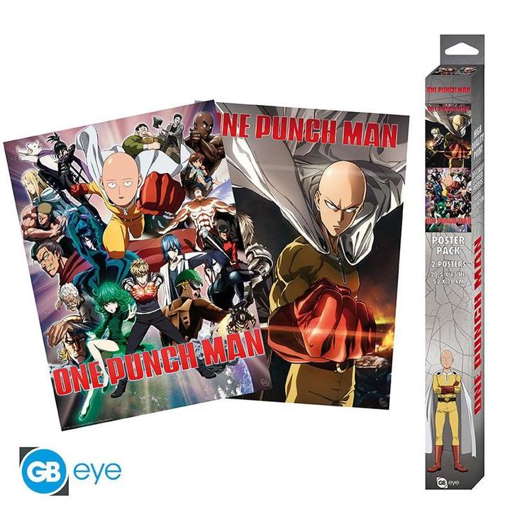 GBeye One Punch Man 2 Chibi Poster Set-Saitama & Genos, Verzamelen, Posters, Ophalen of Verzenden