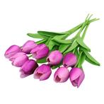 Kunst Boeket - Tulpen Zijden Bloemen Tulp Luxe Boeketten, Huis en Inrichting, Woonaccessoires | Kunstplanten en Kunstbloemen, Verzenden