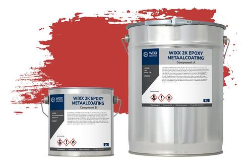 Wixx 2K Epoxy Metaalcoating RAL 3020 | Verkeersrood 5L, Bricolage & Construction, Peinture, Vernis & Laque, Envoi