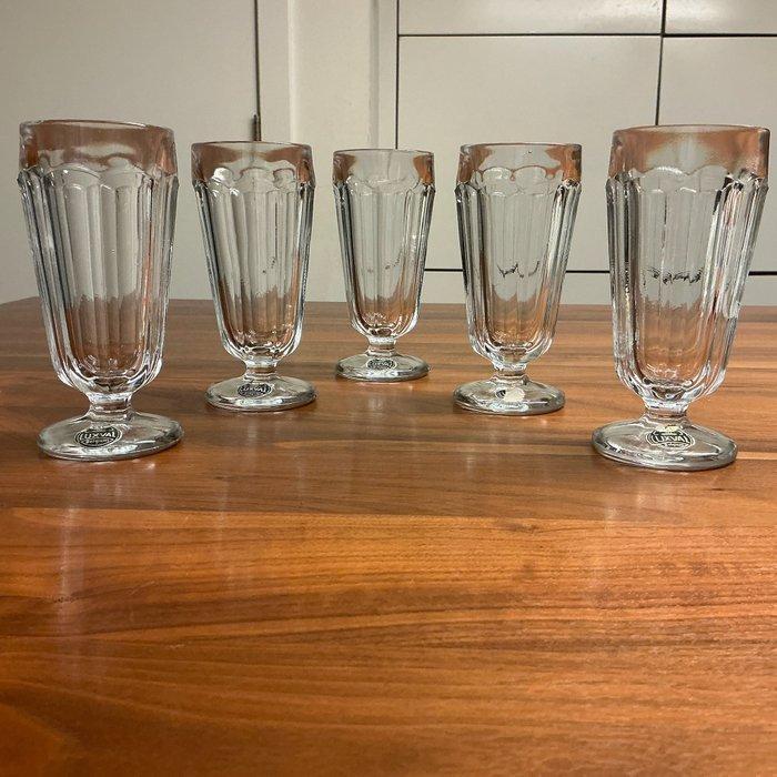 Val Saint Lambert - LUXVAL verre a parfait - Dessertservies, Antiek en Kunst, Antiek | Glaswerk en Kristal