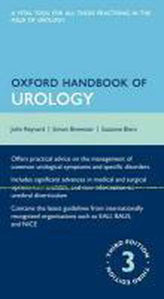 Oxford Handbook Of Urology 3rd 9780199696130 John Reynard, Livres, Langue | Anglais, Envoi