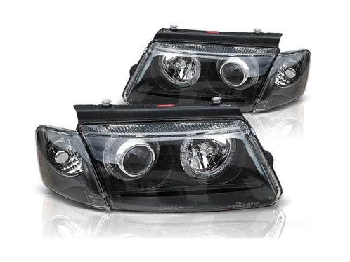 Angel Eyes koplampen Black geschikt voor VW Passat B5 3B, Auto-onderdelen, Verlichting, Nieuw, Volkswagen, Verzenden