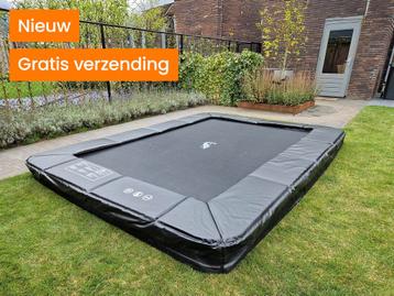 Akrobat Orbit trampoline rechthoekig inground - Nieuw beschikbaar voor biedingen