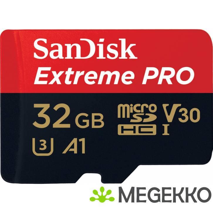 SanDisk Extreme PRO 32GB MicroSDHC Geheugenkaart, Computers en Software, Overige Computers en Software, Nieuw, Verzenden