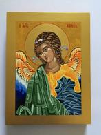 Icoon - Aartsengel Gabriël - Lindehout - Met de hand, Antiek en Kunst