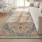 Vloerkleed - Vintage Home – Antislip - Blauw, Ophalen of Verzenden, Nieuw, Blauw, Modern