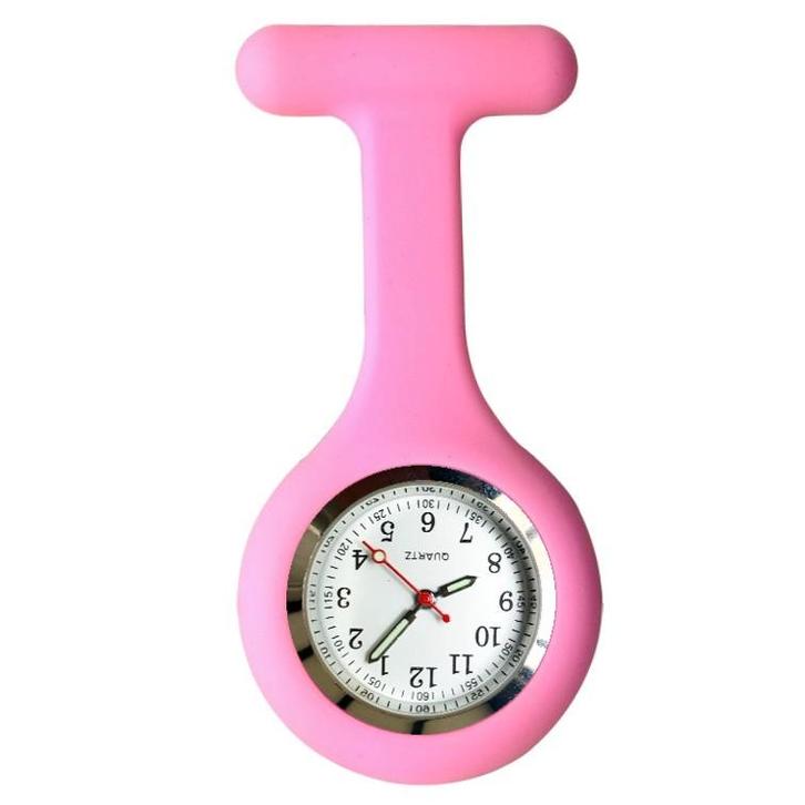 Fako - Verpleegstershorloge - Siliconen RVS Lumi - Roze, Bijoux, Sacs & Beauté, Montres | Femmes, Envoi