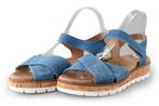 Feyn Sandalen in maat 40 Blauw | 10% extra korting, Kleding | Dames, Schoenen, Feyn, Sandalen of Muiltjes, Zo goed als nieuw, Verzenden