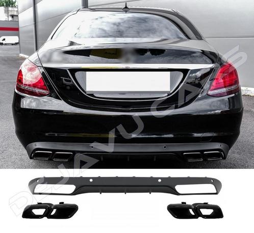 C63  AMG Look Diffuser voor Mercedes Benz C-Klasse W205 / S2, Auto diversen, Tuning en Styling, Ophalen of Verzenden