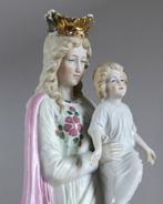 Hutschenreuther - Beeldje - Maria met Kind - 39cm - Biscuit, Antiek en Kunst