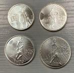 France. Euro 2008/2009 Semeuse (4 monnaies) (Sans Prix de, Postzegels en Munten